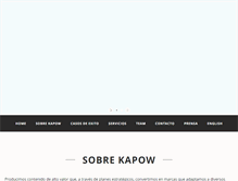 Tablet Screenshot of kapow.com.ar
